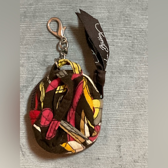 Vera Bradley Mini Backpack key chain purse charm. - Picture 3 of 8